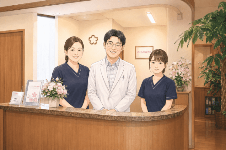 さくら美容外科の受付
